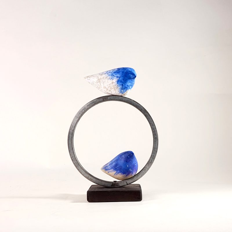 Bird sculpture 28 x 12 x 29 cm